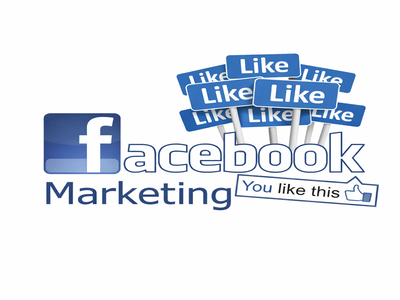 Facebook marketing likes illustration